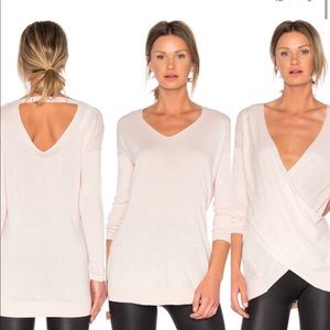 NWT VIMMIA Shavasana reversible sweater in blush #Revolve sz medium